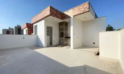 Cobertura - 120m² - 02 qts. - 01 banheiro -  02vg. - r$469k
