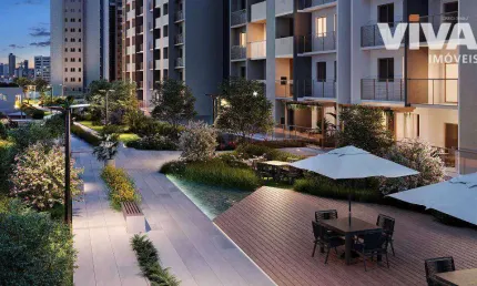 Apartamento com 2 dormitórios à venda, 56 m² - são vicente - itajaí/sc