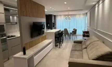 Apartamento com 3 dormitórios para alugar, 108 m² por r$ 9.450/mês - fazenda - itajaí/sc