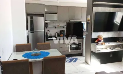 Apartamento com 2 dormitórios para alugar, 45 m² por r$ 2.790,00/mês - ressacada - itajaí/sc