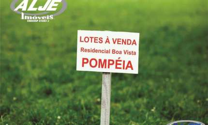 Terreno à venda no Jardim Residencial Boa Vista, Pompéia  por R$ 240.000