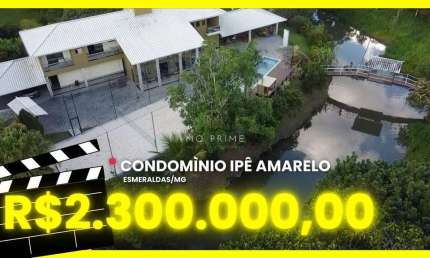 Condominio Ipé amarelo - Luxuosa Casa de Alto Padrão no Condomínio Ipê Amarelo – Conforto, Exclusividade e Lazer Completo