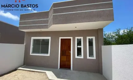 Casa para venda em araruama, itatiquara, 2 dormitórios, 1 banheiro