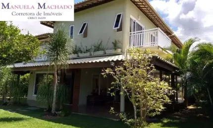 Casa em condomínio fechado com 5 quartos à venda na Avenida praia de Itacimirim, Monte Gordo, Camaçari por R$ 3.100.000