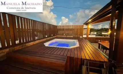 Cobertura com 2 quartos à venda na Rua Ana C. B. Dias, 23, Miragem, Lauro de Freitas por R$ 630.000