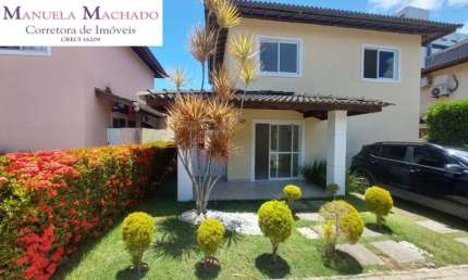 Casa em condomínio fechado com 3 quartos à venda na Rua Camuripeba, 1, Piatã, Salvador por R$ 990.000