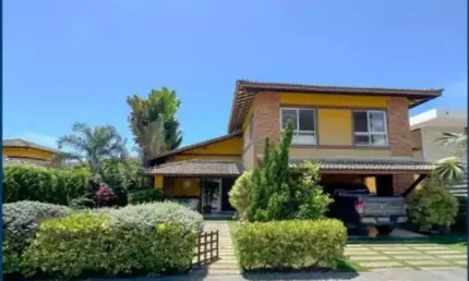Casa em condomínio fechado com 4 quartos à venda na Alameda Praia de Guarita, 1, Stella Maris, Salvador por R$ 2.300.000