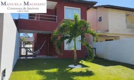Casa em condomínio fechado com 3 quartos à venda na Rodovia BA-099 - Estrada do Côco, 2, Abrantes, Camaçari por R$ 699.000