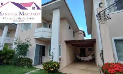Casa em condomínio fechado com 4 quartos à venda na rua joão marques oliveira, 2, buraquinho, lauro de freitas por r$ 960.000