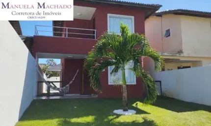 Casa em condomínio fechado com 3 quartos à venda na rodovia ba-099 - estrada do côco, 2, abrantes, camaçari por r$ 699.000