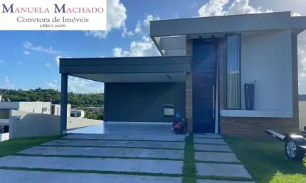 Casa em condomínio fechado com 3 quartos à venda na r. imbassaí, abrantes, camaçari por r$ 1.600.000