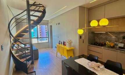 Cobertura Duplex para Venda em Salvador, Pituba, 2 dormitórios, 1 suíte, 3 banheiros, 1 vaga
