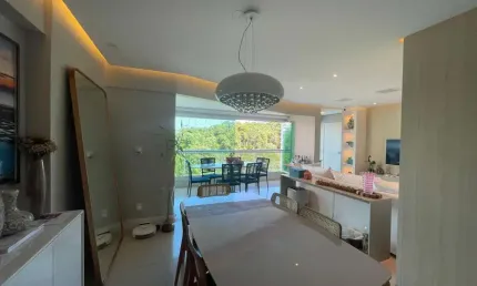 Apartamento mobiliado para venda em salvador, pituba, 3 dormitórios, 3 suítes, 4 banheiros, 3 vagas