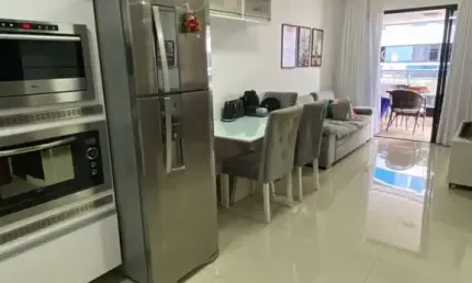 Apartamento mobiliado para venda em salvador, caminho das árvores, 1 dormitório, 1 suíte, 1 banheiro, 1 vaga