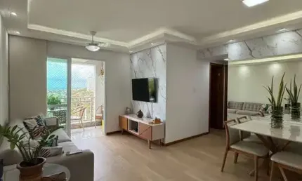 Apartamento 2 quartos para venda em salvador, imbuí, 2 dormitórios, 1 suíte, 3 banheiros, 1 vaga