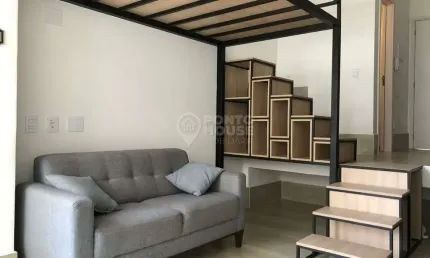 Studio novo mobiliado para venda e locação lazer completo  Metrô Santa Cruz.