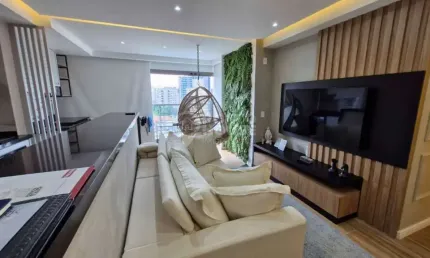Apartamento mobiliado à venda na Vila Clementino com 2 suítes  e 1 vaga