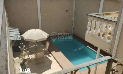 Sobrado à venda com 3 dormitórios, piscina e 3 vagas em mirandópolis