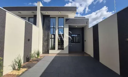 Casa com 3 quartos à venda na tupis, 1503, esmeralda, cascavel por r$ 430.000