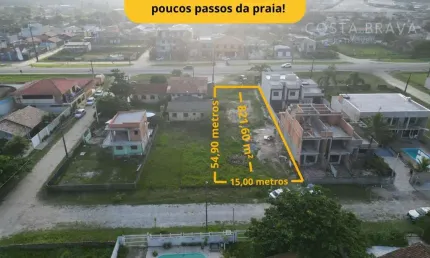 Terreno à venda na Avenida Paranaguá, Curraes, Matinhos