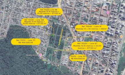 Terreno à venda na Rua Tomazina - Esquina Com Damata, Caiobá, Matinhos