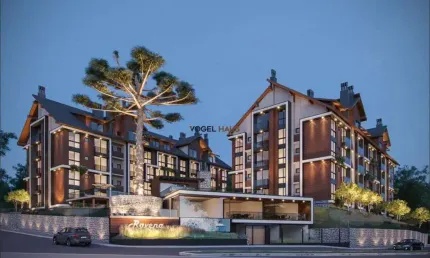Apartamento com vista para o jardim no centro de canela – 1 suíte no ravena by hasam