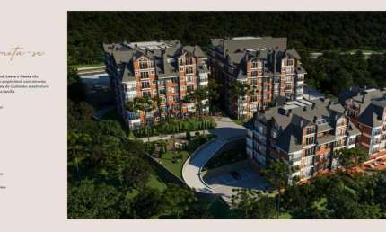 Apartamentos de 1 e 2 dormitórios e coberturas duplex, em localização privilegiada na charmosa Vila Suíça, em Gramado/RS.