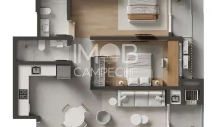 Apartamento com 2 quartos à venda na Rua Gilmar Darli Vieira, 80, Campeche, Florianópolis por R$ 1.912.112