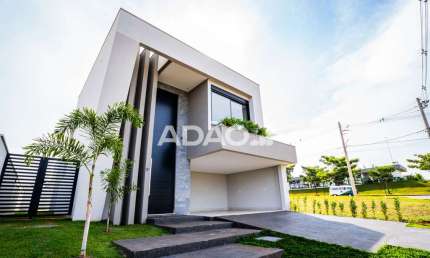 O Sobrado de maior requinte de 4 suítes Terra's Alpha 1 em Senador Canedo Casa em Condomínio com 4 Quarto(s) e 6 banheiro(s) à Venda, 195.91 por R$ 1.600.000 no setor Terras Alpha 2 VN11612