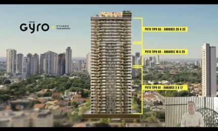 Ágio OPORTUNIDADE - GYRO RICARDO PARANHOS Apartamento com 2 Quarto(s) e 2 banheiro(s) à Venda, 72.36 por R$ 860.000 no setor Setor Marista AD16349