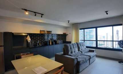 Apartamento Mobiliado no Bueno Apartamento com 2 Quarto(s) e 2 banheiro(s) à Venda, 69 por R$ 775.000 no setor Setor Bueno AD17108