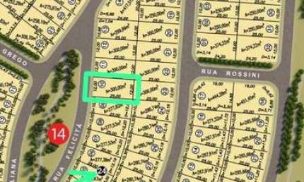 Vendo lote Jardins Parma FGR, 300 m2, Rua felicitá  Lote à Venda, 300 por R$ 279.000 no setor Residencial Marília TA22327