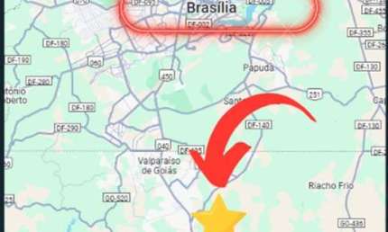 Terreno de frente para BR040, 45km de Brasília Área / Terreno à Venda, 3577 por R$ 1.450.000 no setor Vila Guará VN24612