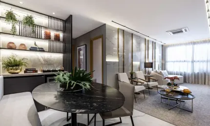 Ágio  Singah 72m2 2 suítes  Apartamento com 2 Quarto(s) e 3 banheiro(s) à Venda, 72.67 por R$ 810.000 no setor Jardim Goiás VN25513