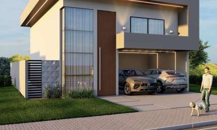 Sobrado exclusivo 5 suítes Jardins Capri, Senador Canedo Casa em Condomínio com 5 Quarto(s) e 6 banheiro(s) à Venda, 201.8 por R$ 1.490.000 no setor Residencial Marília TA25692
