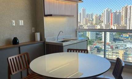Apartamento com 3 suítes mobiliado e decorado a 350 metros do Lago das Rosas Apartamento com 3 Quarto(s) e 4 banheiro(s) à Venda, 87 por R$ 880.000 no setor Setor Coimbra IN25799