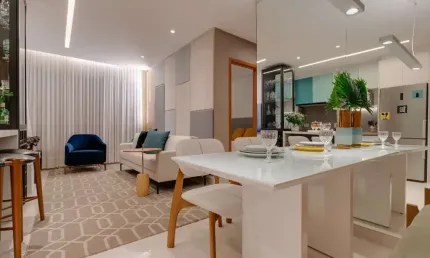 APARTAMENTO MUY BUENO 2Q  Apartamento com 2 Quarto(s) e 2 banheiro(s) à Venda, 65 por R$ 510.000 no setor Jardim América AU25860