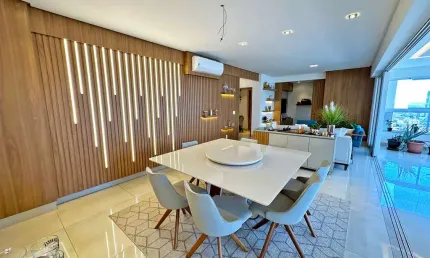 Apartamento de 3 suites  mais home com 215m2 no Setor Bueno Apartamento com 3 Quarto(s) e 5 banheiro(s) à Venda, 214 por R$ 2.600.000 no setor Setor Bueno SL26261