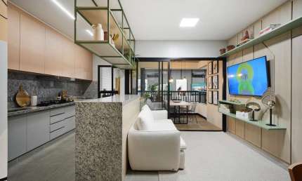 Ágio  Oportunidade duas suítes setor oeste ágio B.great Bosque dos Buritis Apartamento com 2 Quarto(s) e 3 banheiro(s) à Venda, 81 por R$ 637.410 no setor Setor Central AU26590