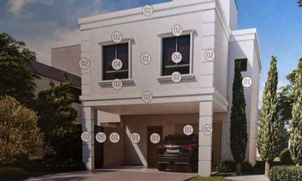 Ágio CASA Á VENDA NO RESIDENCIAL JARDINS LYON/FGR Sobrado com 4 Quarto(s) e 4 banheiro(s) à Venda, 200.65 por R$ 1.550.000 no setor Residencial Jardins Lyon VN26922