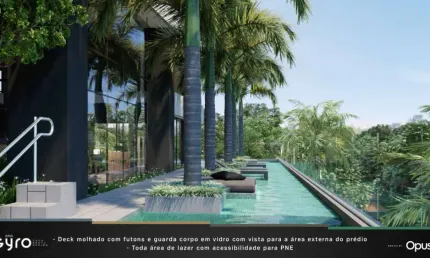 Gyro Vaca Brava Apartamento com 1 Quarto(s) e 2 banheiro(s) à Venda, 44.82 por R$ 580.000 no setor Setor Bueno VN27192