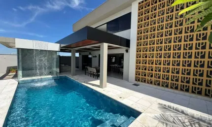 Sobrado nos Jardins Capri. conforto e lazer unicos Casa em Condomínio com 4 Quarto(s) e 5 banheiro(s) à Venda, 440 por R$ 3.500.000 no setor Jardins Capri AU27329