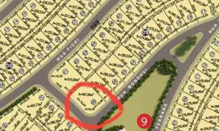 Ágio jardins parma - lote de esquina frente para praça diversão lote à venda, 467.09 por r$ 397.026,5 no setor jardins parma st14544