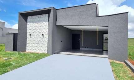 CASA TERREA 173,1m² TERRAS ALPHA Casa em Condomínio com 3 Quarto(s) e 5 banheiro(s) à Venda, 173.1 por R$ 990.000 no setor Terras Alpha Residencial 1 ST21454