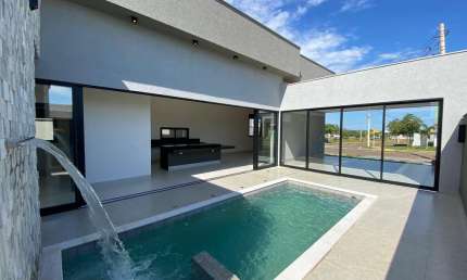 CASA TERREA 166,32m² TERRAS ALPHA 1 Casa em Condomínio com 3 Quarto(s) e 5 banheiro(s) à Venda, 166.32 por R$ 1.290.000 no setor Terras Alpha Residencial 1 ST21453