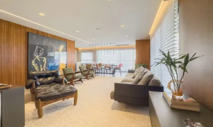 Apartamento Marista Mobiliado e Decorado Apartamento com 3 Quarto(s) e 5 banheiro(s) à Venda, 177 por R$ 2.600.000 no setor Setor Marista AD28041