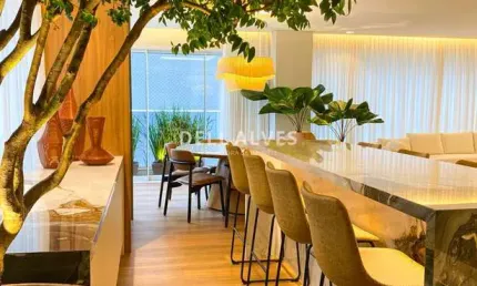 Giardino Marista - 100% mobiliado e decorado Apartamento com 3 Quarto(s) e 4 banheiro(s) à Venda, 299.12 por R$ 4.090.000 no setor Setor Marista AX29036