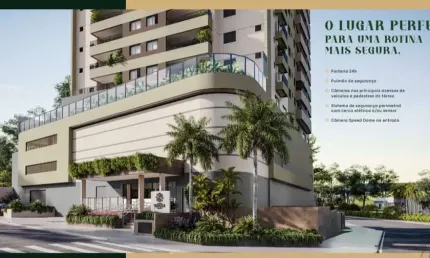 Ágio VIVERDE AREIÃO   91.77M2  2 Suítes + Lavabo , COM SALA AMPLIADA  Apartamento com 2 Quarto(s) e 2 banheiro(s) à Venda, 91.77 por R$ 880.000 no setor Setor Pedro Ludovico TA29684