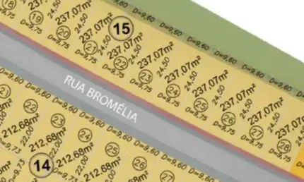 Lote Jardim Versalhes Lote à Venda, 237.07 por R$ 265.000 no setor Polo Empresarial de Goiás AX30615