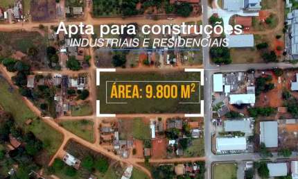 Grande Área em Aparecida de Goiânia  Área / Terreno à Venda, 9800 por R$ 3.920.000 no setor Jardim Eldorado AD30803